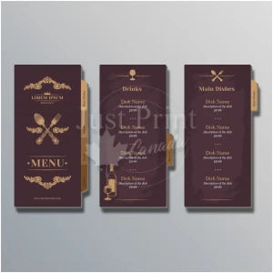 Booklet Menu