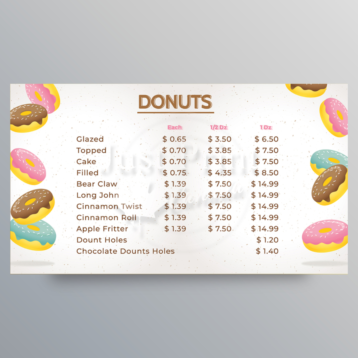 Menu Card - Image 3