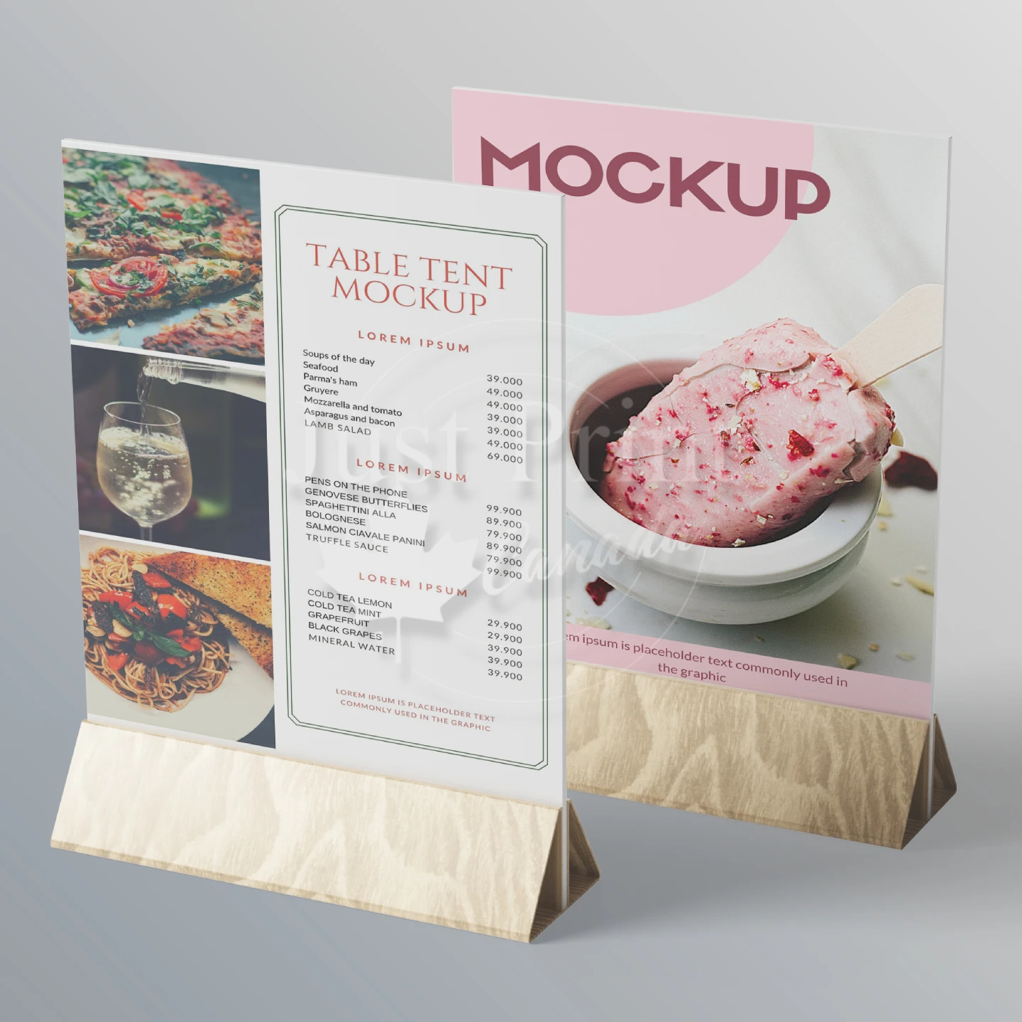 Table Tent Menu - Image 2