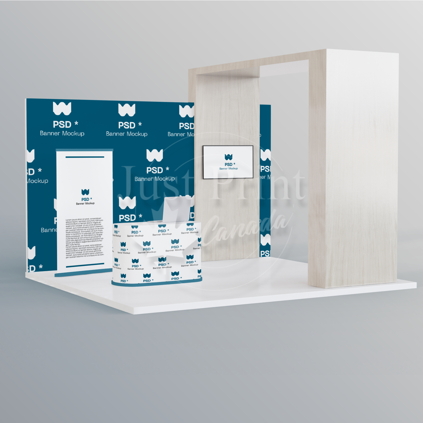 Instant Trade Show Backdrop